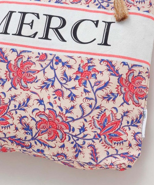 GLOBAL FORME CONCRETE（グローバルフォルムコンクリート）の「MERCIロゴ プロバ トートバッグ（トートバッグ・レディース・グリーン/ベージュ/ミント/ネイビー・FREE）」の5枚目の写真