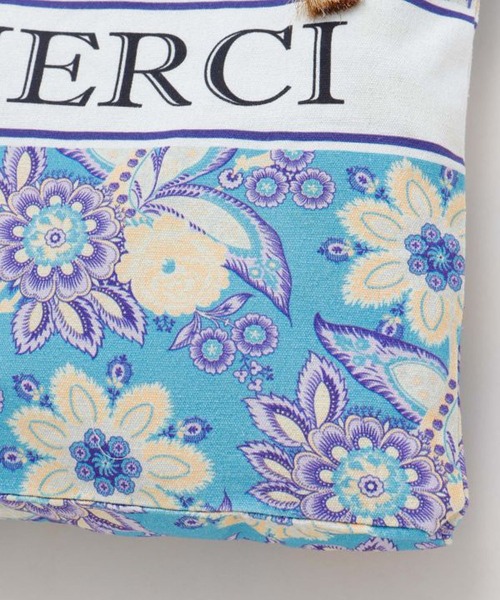 GLOBAL FORME CONCRETE（グローバルフォルムコンクリート）の「MERCIロゴ プロバ トートバッグ（トートバッグ・レディース・グリーン/ベージュ/ミント/ネイビー・FREE）」の7枚目の写真