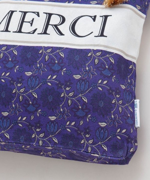 GLOBAL FORME CONCRETE（グローバルフォルムコンクリート）の「MERCIロゴ プロバ トートバッグ（トートバッグ・レディース・グリーン/ベージュ/ミント/ネイビー・FREE）」の8枚目の写真