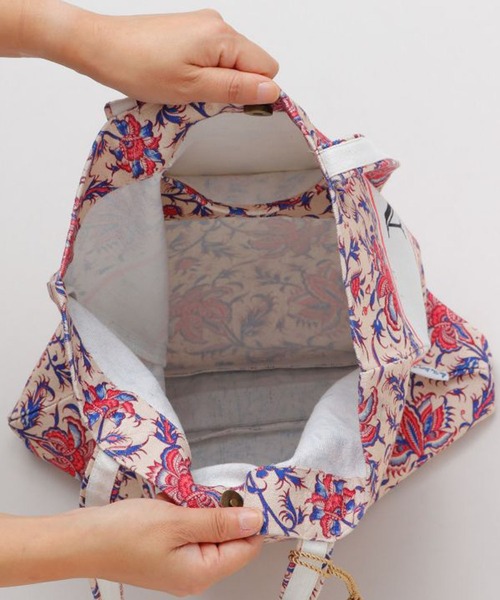 GLOBAL FORME CONCRETE（グローバルフォルムコンクリート）の「MERCIロゴ プロバ トートバッグ（トートバッグ・レディース・グリーン/ベージュ/ミント/ネイビー・FREE）」の9枚目の写真