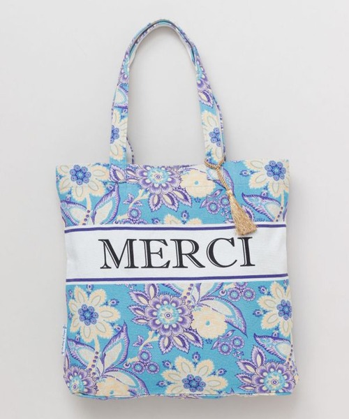 GLOBAL FORME CONCRETE（グローバルフォルムコンクリート）の「MERCIロゴ プロバ トートバッグ（トートバッグ・レディース・グリーン/ベージュ/ミント/ネイビー・FREE）」の21枚目の写真