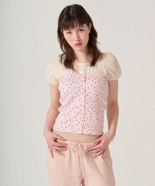 スター＆ドット チューブトップ TINA：JOJUN（Tシャツ