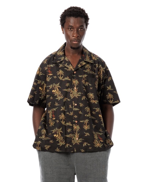 Open Collar S/S Shirt / 開襟柄シャツ（シャツ/ブラウス