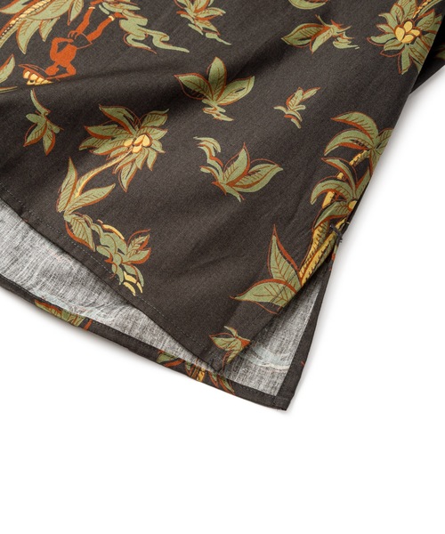 Sandinista（サンディニスタ）の「Open Collar S/S Shirt / 開襟柄シャツ（シャツ/ブラウス・メンズ・ブラック/オフホワイト・SMALL/MEDIUM/LARGE）」の4枚目の写真