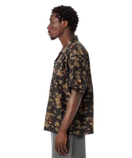 Sandinista（サンディニスタ）の「Open Collar S/S Shirt / 開襟柄シャツ（シャツ/ブラウス・メンズ・ブラック/オフホワイト・SMALL/MEDIUM/LARGE）」の7枚目の写真