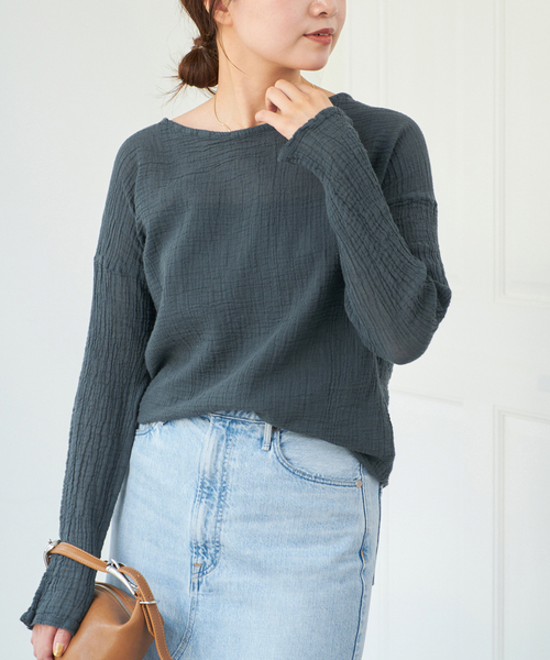 セール】LES ATELIERS FRANCAIS DE CONFECTION ロングスリーブトップス