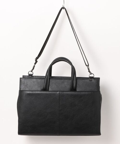 SONNE（ゾンネ）の「【SONNE /ゾンネ】2層式ビジネスバッグ（ビジネスバッグ・メンズ・ブラック/ネイビー・FREE）」の2枚目の写真