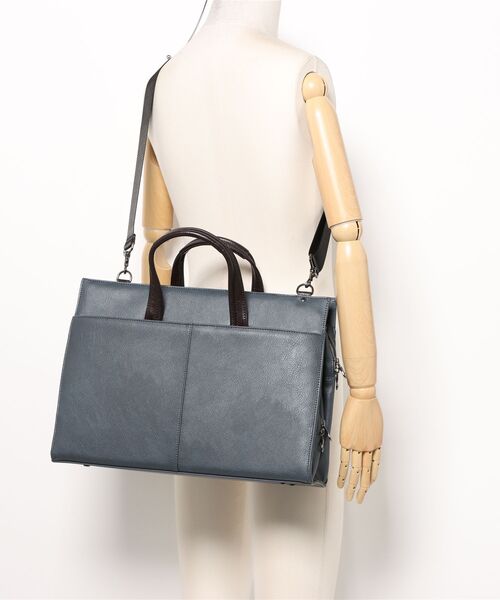 SONNE（ゾンネ）の「【SONNE /ゾンネ】2層式ビジネスバッグ（ビジネスバッグ・メンズ・ブラック/ネイビー・FREE）」の7枚目の写真