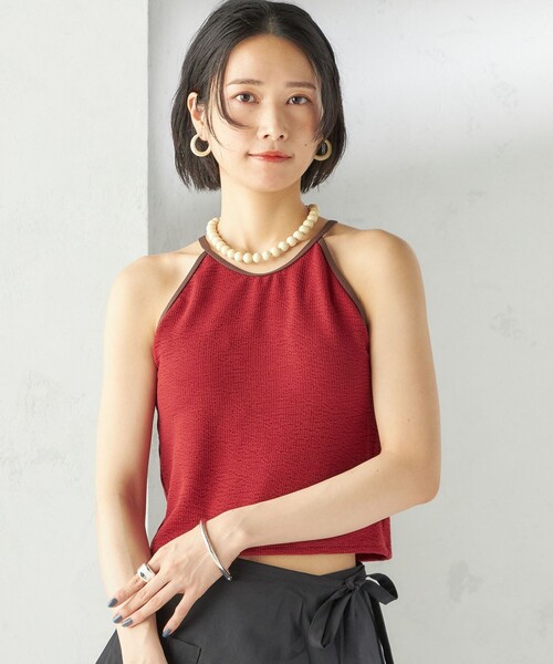 SHIPS(シップス)の「アース カラー ビーズ ネックレス(ネックレス・レディース・ピンク/サンドベージュ/スカイブルー・ONE SIZE)」の7枚目の写真