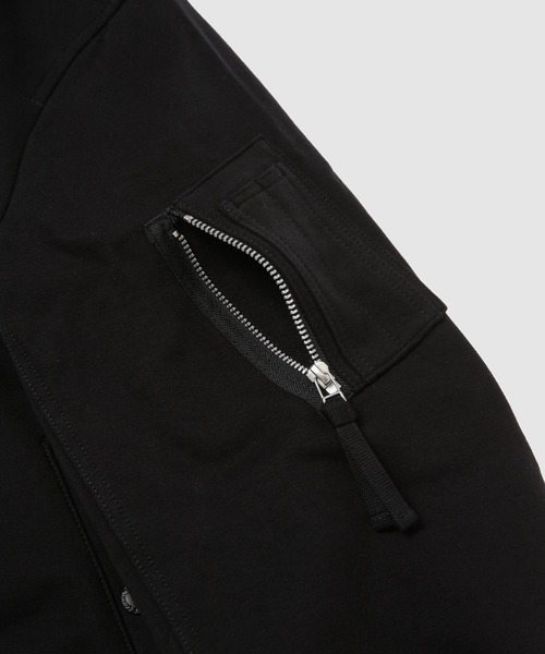 COMME des GARCONS HOMME(コム デ ギャルソン・オム)の「MILITARY SWEAT CARDIGAN(カーディガン/ボレロ・メンズ・ブラック・L/M/S)」の5枚目の写真