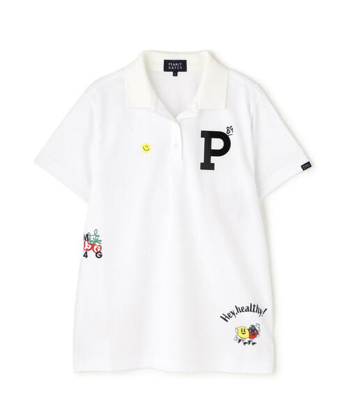 セール】【PEARLY GATES】ワッフルメッシュ半袖ポロシャツ