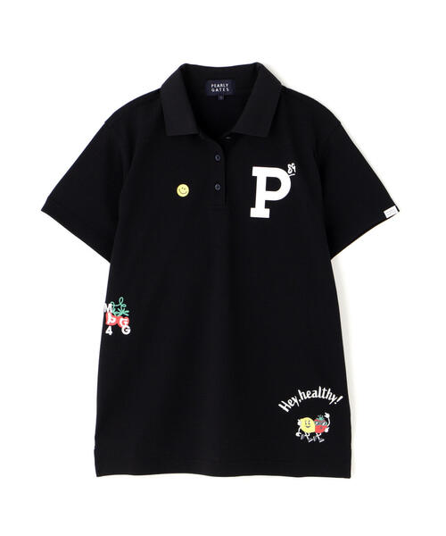 PEARLY GATES パーリーゲイツ 新品❗️ポロシャツ ¥15400 セール】【PEARLY GATES】ワッフルメッシュ半袖ポロシャツ