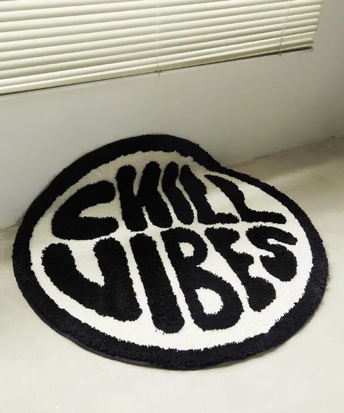 MGV(エムジーヴィー)の「CHILLVIBES ラグ(ラグ/マット・メンズ・ブラック/ホワイト・FREE)」の1枚目の写真