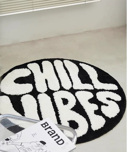 MGV(エムジーヴィー)の「CHILLVIBES ラグ(ラグ/マット・メンズ・ブラック/ホワイト・FREE)」の2枚目の写真