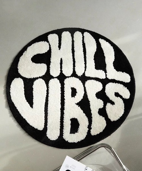 MGV(エムジーヴィー)の「CHILLVIBES ラグ(ラグ/マット・メンズ・ブラック/ホワイト・FREE)」の3枚目の写真