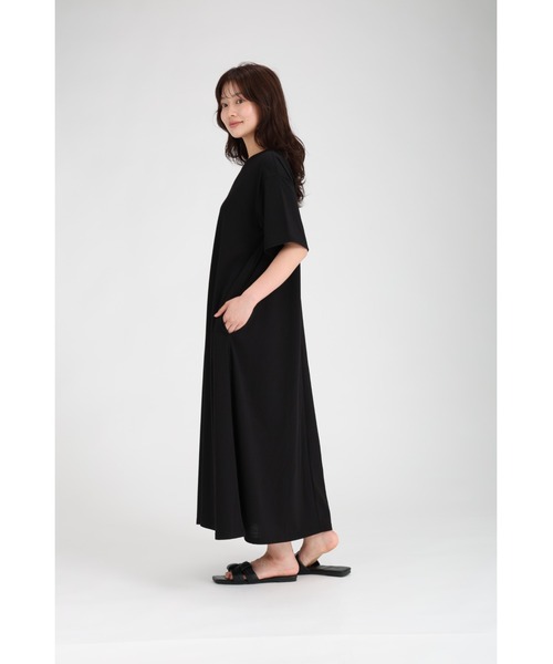 fifth(フィフス)の「【汗ジミ防止】Aラインフレアーワンピース(ワンピース・レディース・ネイビー/ホワイト/ブラック・XS/M)」の5枚目の写真