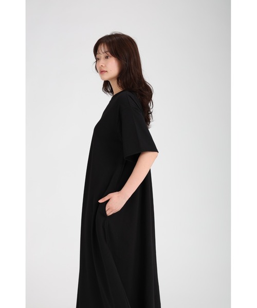 fifth(フィフス)の「【汗ジミ防止】Aラインフレアーワンピース(ワンピース・レディース・ネイビー/ホワイト/ブラック・XS/M)」の8枚目の写真