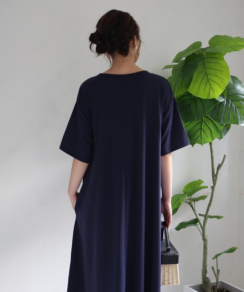 fifth(フィフス)の「【汗ジミ防止】Aラインフレアーワンピース(ワンピース・レディース・ネイビー/ホワイト/ブラック・XS/M)」の11枚目の写真