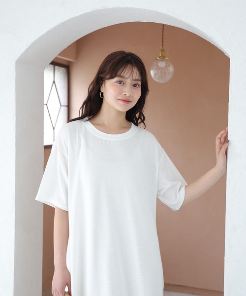 fifth(フィフス)の「【汗ジミ防止】Aラインフレアーワンピース(ワンピース・レディース・ネイビー/ホワイト/ブラック・XS/M)」の15枚目の写真