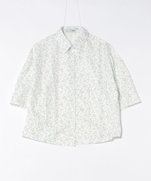 urge:(アージコロン )の「【URGE:】小花柄 半袖 シャツ ブラウス(シャツ/ブラウス・レディース・ブルー/レッド・X-LARGE/LARGE/MEDIUM/SMALL)」の11枚目の写真