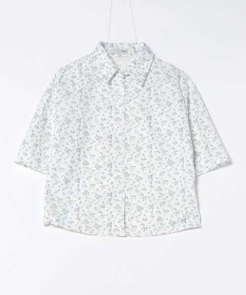 urge:(アージコロン )の「【URGE:】小花柄 半袖 シャツ ブラウス(シャツ/ブラウス・レディース・ブルー/レッド・X-LARGE/LARGE/MEDIUM/SMALL)」の10枚目の写真