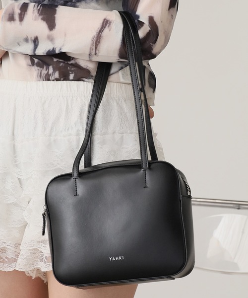 関税送料込【Off-White】バイカー タイヤ ショルダーバッグ 黒 YAHKI/ヤーキ W FACE ショルダーバッグ(ショルダーバッグ