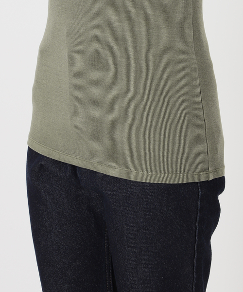 SLOBE IENA（スローブイエナ）の「《追加》コットンテレコタンクトップ（タンクトップ・レディース・スカイブルー/ブラウン/ホワイト・FREE）」の10枚目の写真