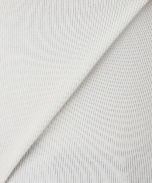 SLOBE IENA（スローブイエナ）の「《追加》コットンテレコタンクトップ（タンクトップ・レディース・スカイブルー/ブラウン/ホワイト・FREE）」の8枚目の写真