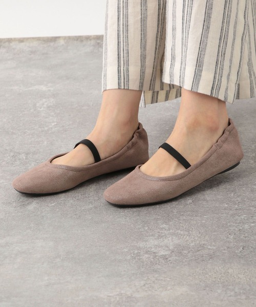 FOUND GOOD（ファウンドグッド）の「オリタタメルバレエシューズ（バレエシューズ・レディース・ベージュ/ブラック/グレー系・XL/S/M/L）」の3枚目の写真