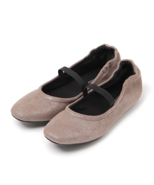 FOUND GOOD（ファウンドグッド）の「オリタタメルバレエシューズ（バレエシューズ・レディース・ベージュ/ブラック/グレー系・XL/S/M/L）」の6枚目の写真