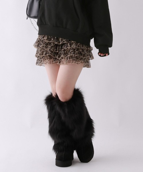 repipi armario(レピピ アルマリオ)の「アソートフリルショートパンツ(その他パンツ・キッズ・ホワイト/ブラック/ブラウン系その他/ブラウン系その他2・MEDIUM/LARGE)」の4枚目の写真