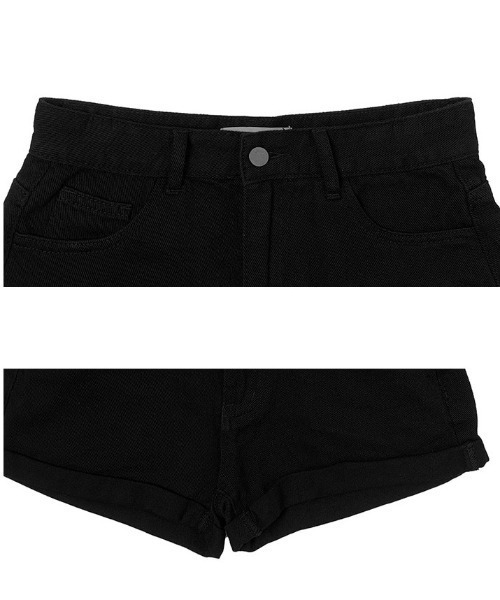 アンミヌ　バルーンショートパンツ　ブラック　黒　unminou ベーシックショートパンツ | ファッション通販サイト NUGU