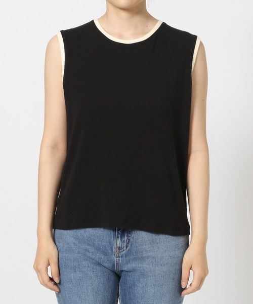 LOWRYS FARM（ローリーズファーム）の「ハイショクタンク　 574839（タンクトップ・レディース・アイボリー/ブラック/チャコールグレー/ベージュ・FREE）」の8枚目の写真