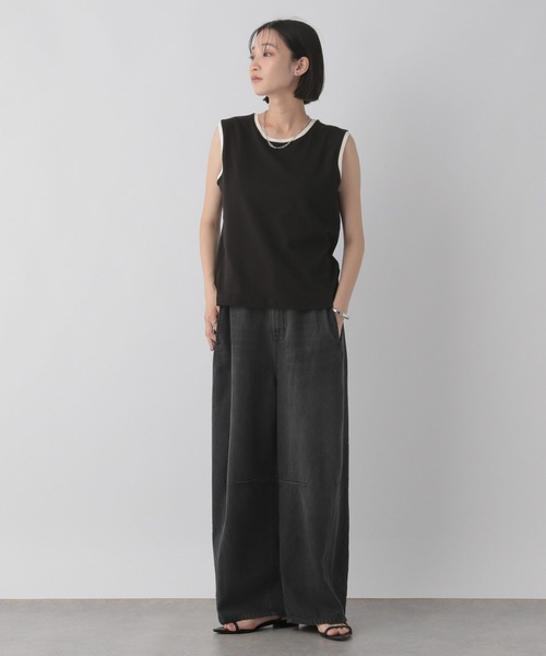 LOWRYS FARM（ローリーズファーム）の「ハイショクタンク　 574839（タンクトップ・レディース・アイボリー/ブラック/チャコールグレー/ベージュ・FREE）」の16枚目の写真