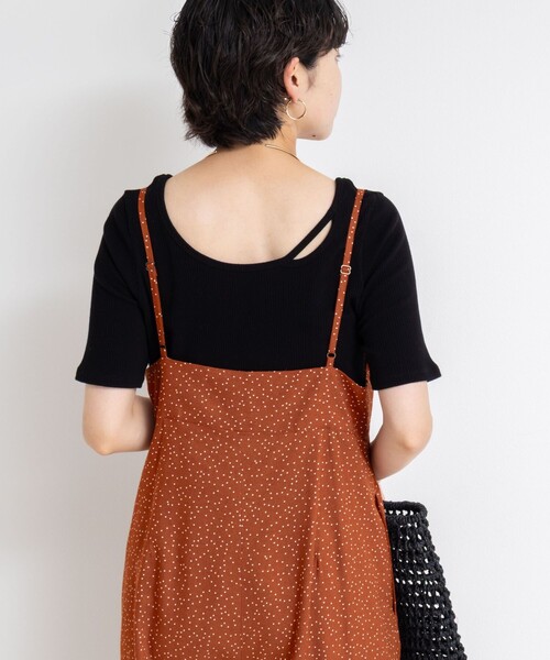 Rie Miller(リエミラー)の「ウォッシャブルシーチングプリントオールインワン(つなぎ/オールインワン・レディース・ベージュ系その他/ブラック系その他/オレンジ系その他・38)」の13枚目の写真