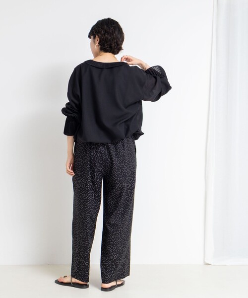 Rie Miller(リエミラー)の「ウォッシャブルシーチングプリントオールインワン(つなぎ/オールインワン・レディース・ベージュ系その他/ブラック系その他/オレンジ系その他・38)」の18枚目の写真