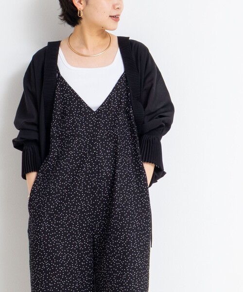 Rie Miller(リエミラー)の「ウォッシャブルシーチングプリントオールインワン(つなぎ/オールインワン・レディース・ベージュ系その他/ブラック系その他/オレンジ系その他・38)」の19枚目の写真