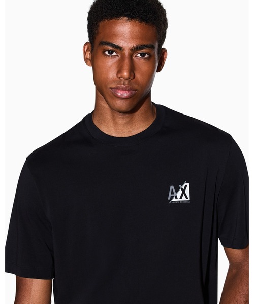 【AX Armani Exchange】メンズ クルーネック ロゴ Tシャツ ARMANI EXCHANGE tシャツ 「A|X アルマーニ エクスチェンジ」AX