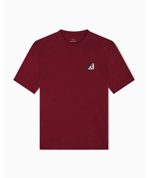ARMANI EXCHANGE(アルマーニエクスチェンジ)の「【A|X アルマーニ エクスチェンジ】AXロゴ 半袖クルーネックTシャツ/REGULAR+(Tシャツ/カットソー・メンズ・レッド/ブラック・XX-LARGE/X-LARGE/LARGE/MEDIUM/SMALL/X-SMALL)」の5枚目の写真