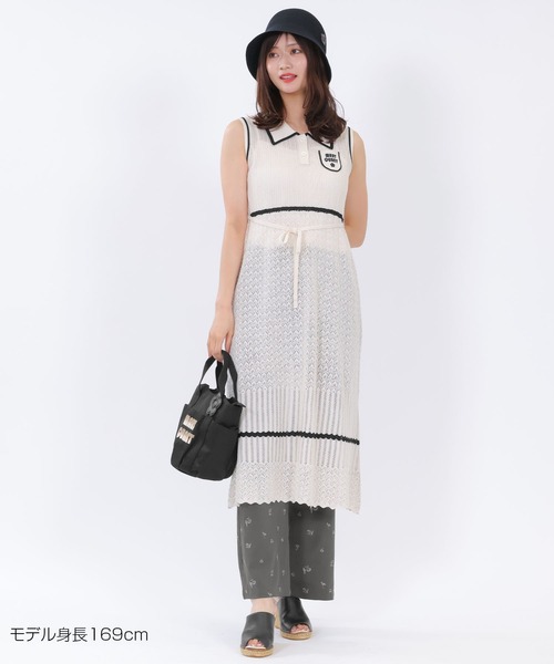 総柄リアルデイジー刺繍 パンツ（その他パンツ）｜MARY QUANT