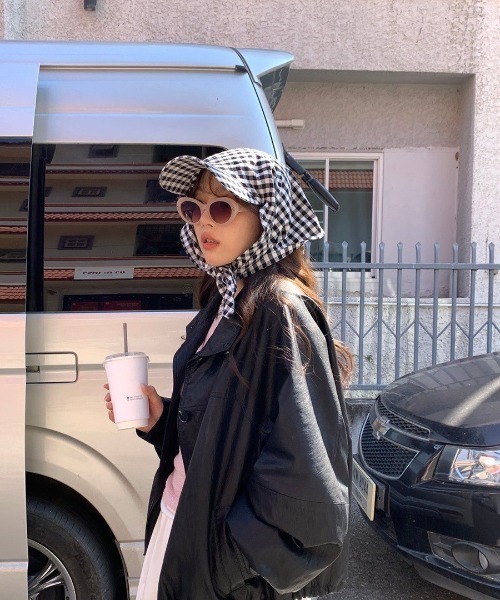 UP START(アップスタート)の「【LAMPOON】スカーフキャップ(キャップ・レディース・その他/シルバー・FREE)」の9枚目の写真