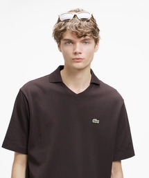 LACOSTE（ラコステ）の「L.12.12鹿の子 アレンジ スキッパーネックポロシャツ（ポロシャツ）」