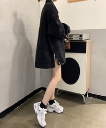 MASHIRO（マシロ）の「【MASHIRO】ビッグシルエットデニムジャケット（デニムジャケット）」