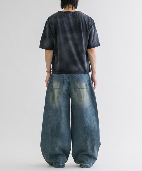 EPNK（イーピーエヌケー）の「【EPNK】Asymmetry henry neck tee / アシンメトリーヘンリーネックtee（Tシャツ/カットソー・メンズ・ブラウン/ブラック・SMALL/MEDIUM/LARGE）」の17枚目の写真