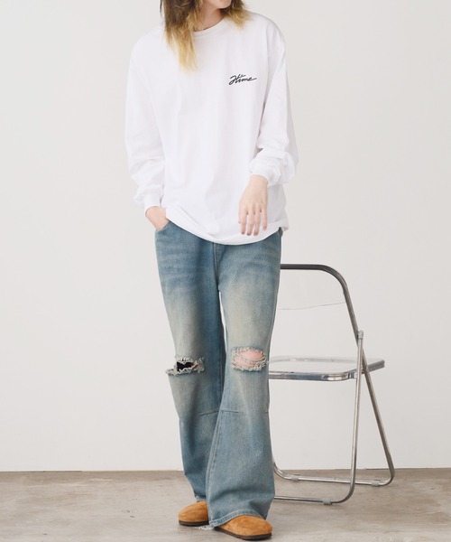 WBSB(ダブルビーエスビー)の「WBSB/ダブルビーエスビー×Hime/ヒメ WBSB girl L/S TEE Tシャツ ロンT メンズ 秋物 秋服 2026年秋冬(Tシャツ/カットソー・メンズ・ホワイト・XL/L/M)」の8枚目の写真