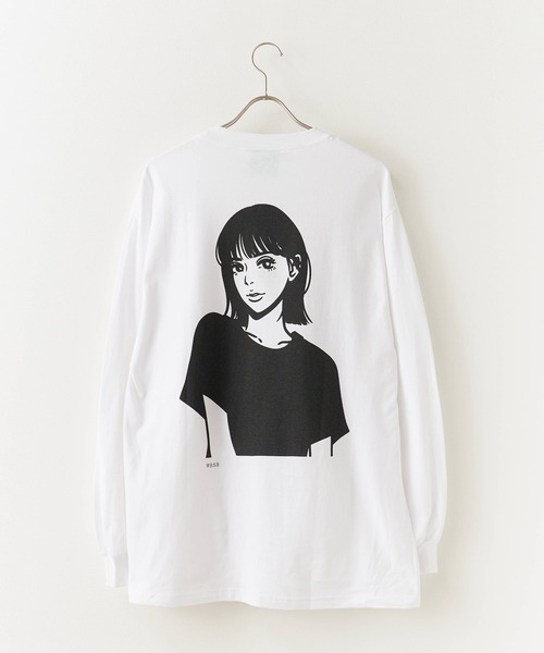 WBSB(ダブルビーエスビー)の「WBSB/ダブルビーエスビー×Hime/ヒメ WBSB girl L/S TEE Tシャツ ロンT メンズ 秋物 秋服 2026年秋冬(Tシャツ/カットソー・メンズ・ホワイト・XL/L/M)」の14枚目の写真