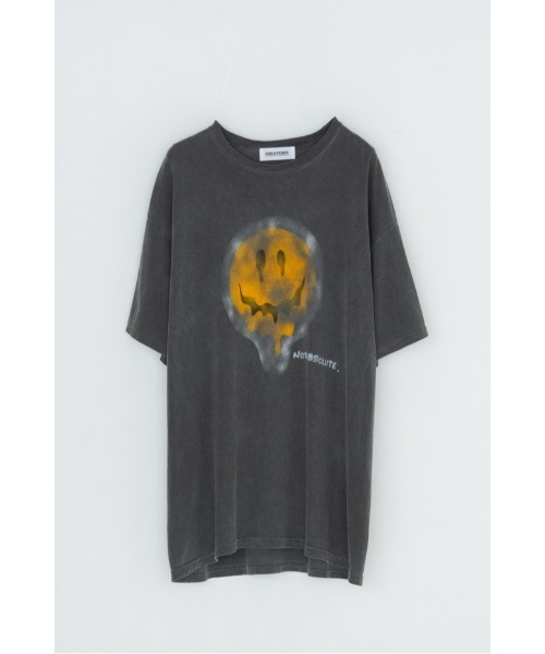 DISCOVERED(ディスカバード)の「SMILE S/S TEE(Tシャツ/カットソー・メンズ・ブラック/ホワイト/グリーン・SMALL/LARGE)」の2枚目の写真