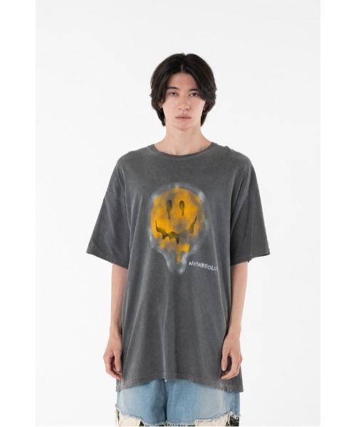DISCOVERED(ディスカバード)の「SMILE S/S TEE(Tシャツ/カットソー・メンズ・ブラック/ホワイト/グリーン・SMALL/LARGE)」の13枚目の写真