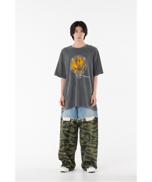 DISCOVERED(ディスカバード)の「SMILE S/S TEE(Tシャツ/カットソー・メンズ・ブラック/ホワイト/グリーン・SMALL/LARGE)」の17枚目の写真