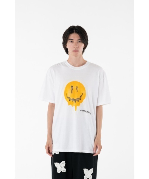 DISCOVERED(ディスカバード)の「SMILE S/S TEE(Tシャツ/カットソー・メンズ・ブラック/ホワイト/グリーン・SMALL/LARGE)」の21枚目の写真